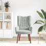 Sillón Relax de Velvet Gris Claro | Foro24.es | Tu tienda online para hogar, jardín y más Foro24.es