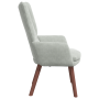Sillón Relax de Velvet Gris Claro | Foro24.es | Tu tienda online para hogar, jardín y más Foro24.es