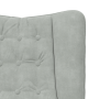 Sillón Relax de Velvet Gris Claro | Foro24.es | Tu tienda online para hogar, jardín y más Foro24.es