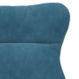 Sillón Relajante de Terciopelo Azul de , Sillones - Ref: Foro24-42001833, Precio: 113,41 €