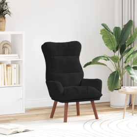 Sillón Relax de Velvet Negro de , Sillones - Ref: Foro24-42001840, Precio: 113,41 €