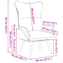 Sillón relajante negro de cuero sintético de , Sillones - Ref: Foro24-42001863, Precio: 118,94 €