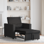 Sofá Cama Convertible 3 en 1 Negro de de , Sillones - Ref: Foro24-42002686, Precio: 267,22 €, Descuento: %