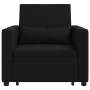 Sofá Cama Convertible 3 en 1 Negro de de , Sillones - Ref: Foro24-42002686, Precio: 267,22 €, Descuento: %