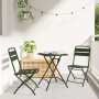 Sillas de jardín plegables 2 pcs Verde Oscuro 42x52x82 cm Acero recubierto | Foro24.es | Tu tienda online para hogar, jardín y más Foro24.es