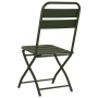 Sillas de jardín plegables 2 pcs Verde Oscuro 42x52x82 cm Acero recubierto | Foro24.es | Tu tienda online para hogar, jardín y más Foro24.es