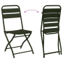 Sillas de jardín plegables 2 pcs Verde Oscuro 42x52x82 cm Acero recubierto | Foro24.es | Tu tienda online para hogar, jardín y más Foro24.es