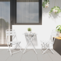 Sillas de Jardín Plegables 2 pcs Blanco Acero | Foro24.es | Tu tienda online para hogar, jardín y más Foro24.es