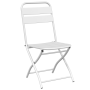 Sillas de Jardín Plegables 2 pcs Blanco Acero | Foro24.es | Tu tienda online para hogar, jardín y más Foro24.es