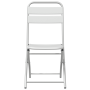 Sillas de Jardín Plegables 2 pcs Blanco Acero | Foro24.es | Tu tienda online para hogar, jardín y más Foro24.es