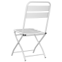 Sillas de Jardín Plegables 2 pcs Blanco Acero | Foro24.es | Tu tienda online para hogar, jardín y más Foro24.es