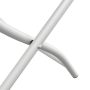 Sillas de Jardín Plegables 2 pcs Blanco Acero | Foro24.es | Tu tienda online para hogar, jardín y más Foro24.es