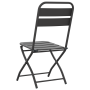 Sillas de Jardín Plegables 2 pcs Antracita 42x52x82 cm Acero con revestimiento en polvo | Foro24.es | Tu tienda online para hogar, jardín y más Foro24.es