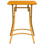 Mesa de Jardín Plegable  Amarillo Mostaza 55x55x73 cm Acero | Foro24.es | Tu tienda online para hogar, jardín y más Foro24.es