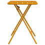 Mesa de Jardín Plegable  Amarillo Mostaza 55x55x73 cm Acero | Foro24.es | Tu tienda online para hogar, jardín y más Foro24.es