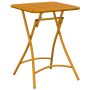 Mesa de Jardín Plegable  Amarillo Mostaza 55x55x73 cm Acero | Foro24.es | Tu tienda online para hogar, jardín y más Foro24.es