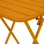Mesa de Jardín Plegable  Amarillo Mostaza 55x55x73 cm Acero | Foro24.es | Tu tienda online para hogar, jardín y más Foro24.es