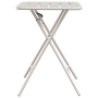 Mesa de Jardín Plegable  Beige 55x55x73 cm de Acero | Foro24.es | Tu tienda online para hogar, jardín y más Foro24.es