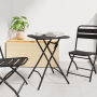 Mesa de Jardín Plegable  - Antracita - 55x55x73 cm - Acero | Foro24.es | Tu tienda online para hogar, jardín y más Foro24.es