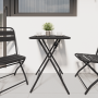 Mesa de Jardín Plegable  - Antracita - 55x55x73 cm - Acero | Foro24.es | Tu tienda online para hogar, jardín y más Foro24.es