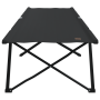 Cama Solar Plegable con Bolsa Negra 600D Oxford | Foro24.es | Tu tienda online para hogar, jardín y más Foro24.es