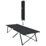 Cama Solar Plegable con Bolsa Negra 600D Oxford | Foro24.es | Tu tienda online para hogar, jardín y más Foro24.es