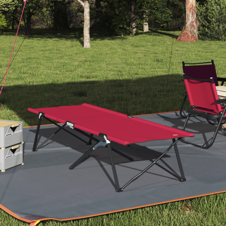 Cama Solar Plegable con Bolsa de Transporte Tela Oxford 600D Roja | Foro24.es | Tu tienda online para hogar, jardín y más Foro24.es