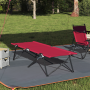 Cama Solar Plegable con Bolsa de Transporte Tela Oxford 600D Roja | Foro24.es | Tu tienda online para hogar, jardín y más Foro24.es