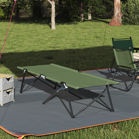 Cama de Sol Plegable con Bolsa de Transporte Tela Oxford Verde Oliva 600D | Foro24.es | Tu tienda online para hogar, jardín y más Foro24.es