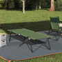 Cama de Sol Plegable con Bolsa de Transporte Tela Oxford Verde Oliva 600D | Foro24.es | Tu tienda online para hogar, jardín y más Foro24.es