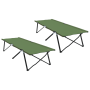 Camas solares plegables con bolsas de transporte 2 pcs Verde Militar Tela Oxford 600D | Foro24.es | Tu tienda online para hogar, jardín y más Foro24.es