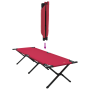 Cama de sol plegable con bolsa de transporte roja de tela Oxford 600D | Foro24.es | Tu tienda online para hogar, jardín y más Foro24.es