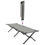 Cama de Sol Plegable con Bolsa de Transporte Tela Oxford Gris 600D | Foro24.es | Tu tienda online para hogar, jardín y más Foro24.es