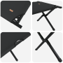 Camas de verano plegables 2 pcs con bolsa de transporte Tela oxford 600D negra | Foro24.es | Tu tienda online para hogar, jardín y más Foro24.es