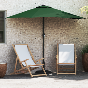 Sombrilla de Jardín Half con Poste de Aluminio Verde 294 cm de , Sombrillas - Ref: Foro24-42003268, Precio: 72,75 €, Descuent...