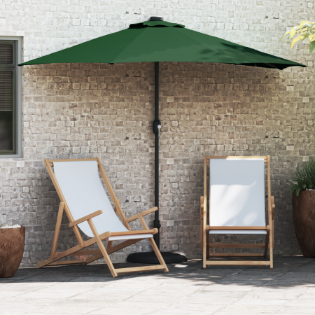 Sombrilla de Jardín Half con Poste de Aluminio Verde 294 cm de , Sombrillas - Ref: Foro24-42003268, Precio: 72,75 €, Descuent...