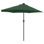 Sombrilla de Jardín Half con Poste de Aluminio Verde 294 cm de , Sombrillas - Ref: Foro24-42003268, Precio: 72,75 €, Descuent...