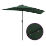 Sombrilla de Jardín Half con Poste de Aluminio Verde 294 cm de , Sombrillas - Ref: Foro24-42003268, Precio: 72,75 €, Descuent...