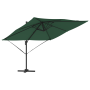 Sombrilla Cantilever Roma Verde 286x285x265 cm Aluminio | Foro24.es | Tu tienda online para hogar, jardín y más Foro24.es
