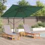 Sombrilla Cantilever Roma Verde 286x285x265 cm Aluminio | Foro24.es | Tu tienda online para hogar, jardín y más Foro24.es
