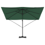 Sombrilla Cantilever Roma Verde 286x285x265 cm Aluminio | Foro24.es | Tu tienda online para hogar, jardín y más Foro24.es