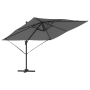 Sombrilla Cantilever Roma Antracita 286x285x265 cm Aluminio de , Sombrillas - Ref: Foro24-42003337, Precio: 233,41 €, Descuen...