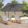 Sombrilla Cantilever Roma Antracita 286x285x265 cm Aluminio de , Sombrillas - Ref: Foro24-42003337, Precio: 233,41 €, Descuen...
