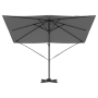 Sombrilla Cantilever Roma Antracita 286x285x265 cm Aluminio de , Sombrillas - Ref: Foro24-42003337, Precio: 233,41 €, Descuen...