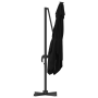 Sombrilla Cantilever Roma Negra 286x285x265 cm Aluminio de , Sombrillas - Ref: Foro24-42003339, Precio: 233,41 €, Descuento: %