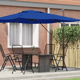 Sombrilla de Patio Azul celeste Aluminio, Poliéster 3m de , Sombrillas - Ref: Foro24-42003340, Precio: 233,41 €