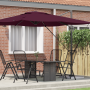 Sombrilla de Patio Borgoña Aluminio, Poliéster Grande | Foro24.es | Tu tienda online para hogar, jardín y más Foro24.es