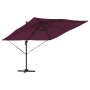 Sombrilla de Patio Borgoña Aluminio, Poliéster Grande | Foro24.es | Tu tienda online para hogar, jardín y más Foro24.es