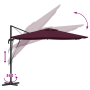 Sombrilla de Patio Borgoña Aluminio, Poliéster Grande | Foro24.es | Tu tienda online para hogar, jardín y más Foro24.es