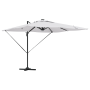 Sombrilla Cantilever Roma con LEDs Arena 286x285x270 cm Aluminio | Foro24.es | Tu tienda online para hogar, jardín y más Foro24.es